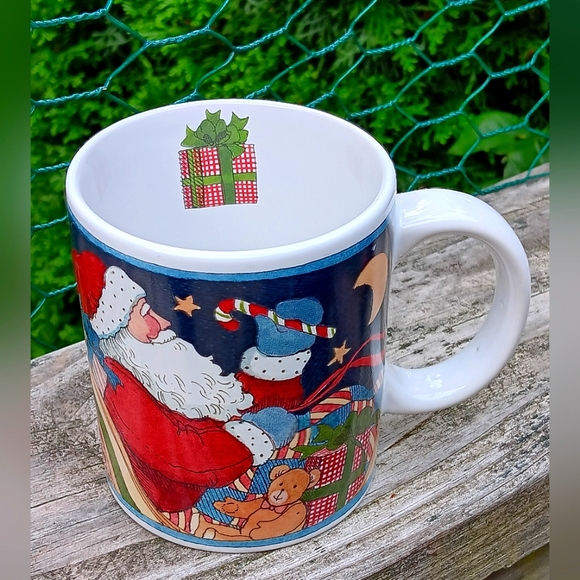 Susan Winget Christmas Santa Mug Certified International - Picture 1 of 7